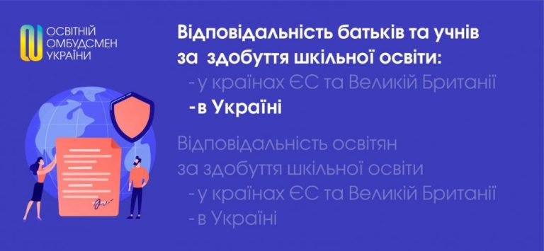 Відповідальність батьків та учнів за здобуття шкільної освіти в Україні